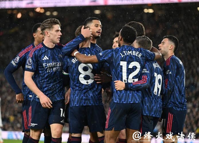 英超：哲凯赖什破荒热苏斯建功 阿森纳4-0大胜利兹联